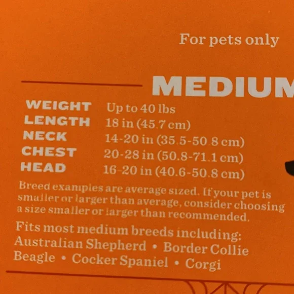 NEW Hyde and Eek tiger set dog or cat Halloween costume size M - Picture 7 of 9